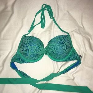 Aerie Crochet Push-up Bikini Top
